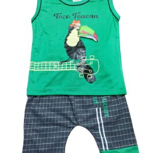 Kids Unisex Shirt And Shorts Set