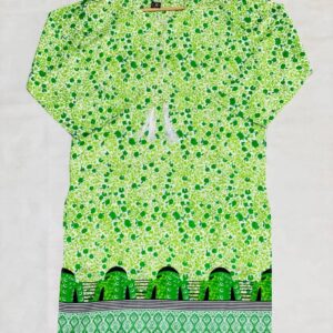 1 Pcs Women Stitched Lawn Printed Shirt