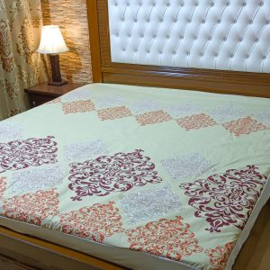 1 Pc Terry Cotton Printed Mattress Cover