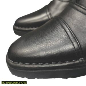 Cow Leather School Boys Shoes
