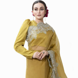 Organza-Saree-Unstitched