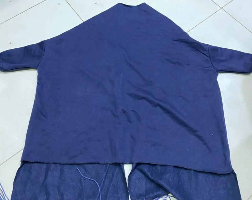 womens fleece cape shawl plain - view 2