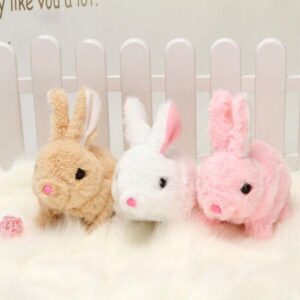 Walking Plush Rabbit Toy - Battery-Operated Bunny with Sounds for Kids