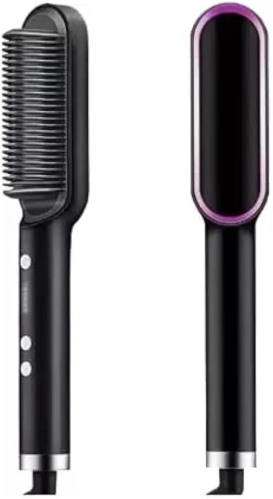 electric hair straightening brush - view 4