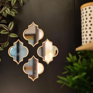 acrylic wall mirror set of 4