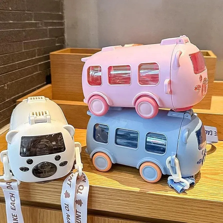 kids bus water bottle