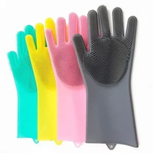 silicone dish washing gloves