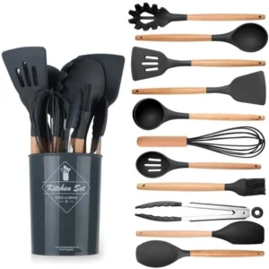 10 piece silicone kitchen utensil set
