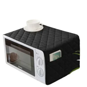 Quilted Microwave Oven Cover - Dustproof Cover in 8 Colours