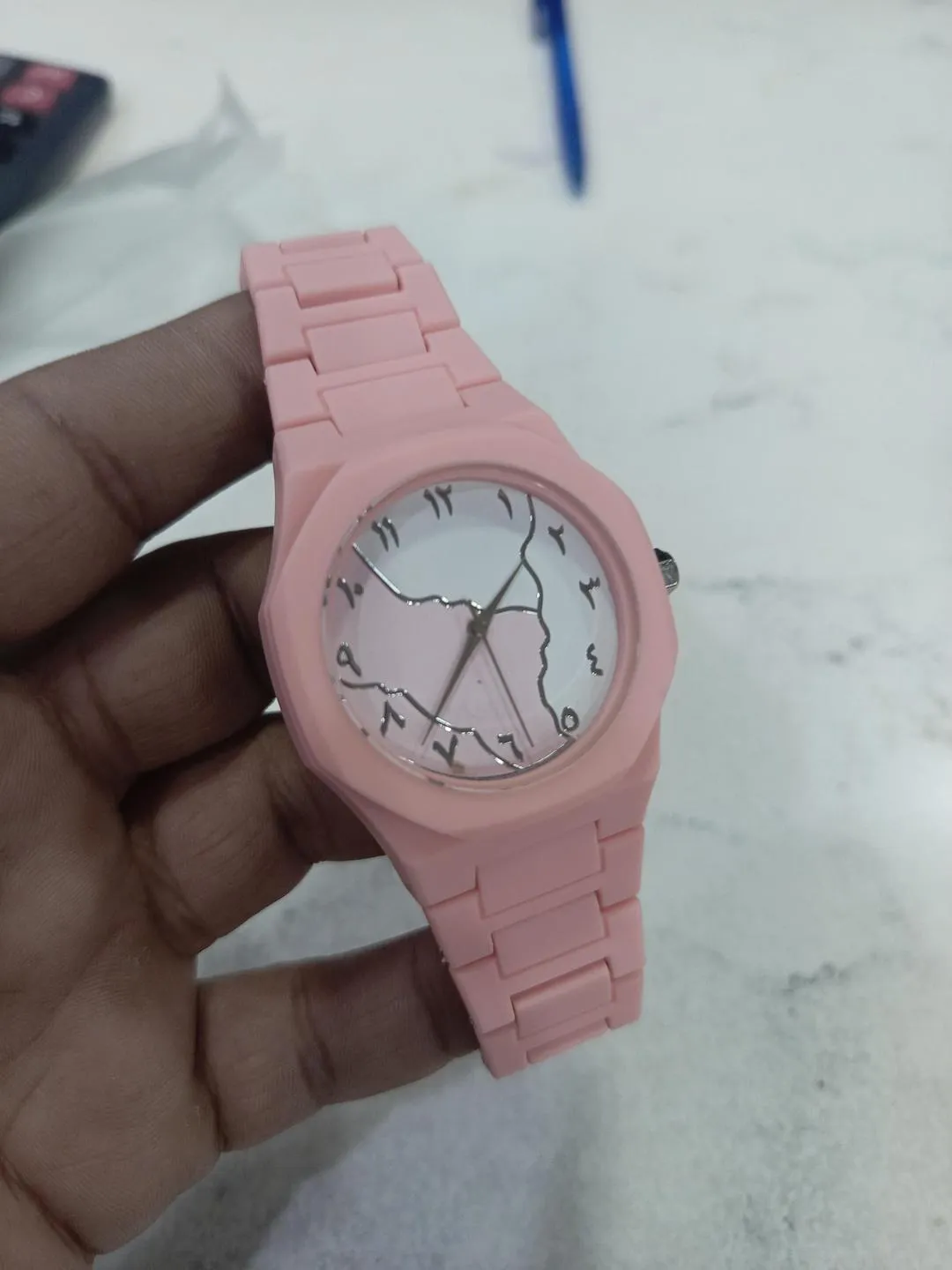 pink analog watch for women - view 2