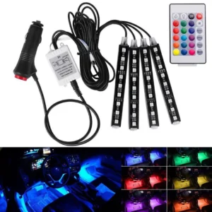 car interior led lights with remote