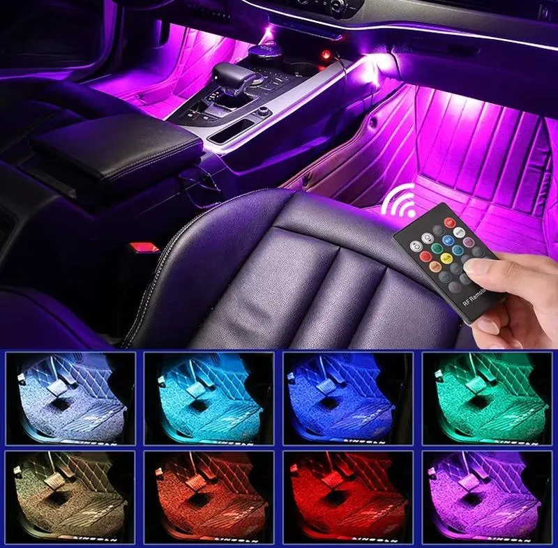 car interior led lights with remote - view 2