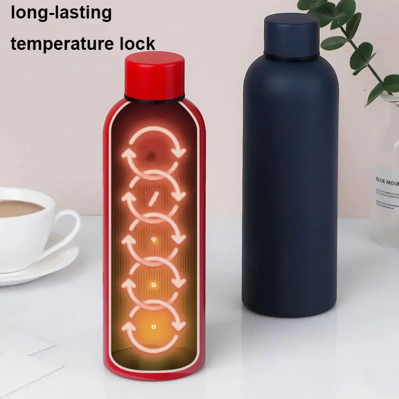 Insulated Stainless Steel Water Bottle 500 ml - Hot & Cold Leak-Proof Bottle – photo 4