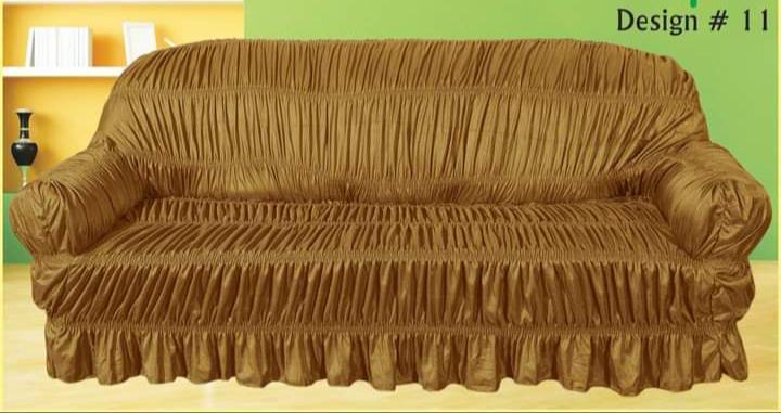 6 seater sofa cover set brown - view 2