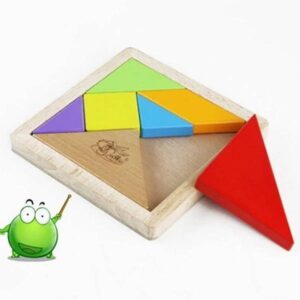 wooden tangram puzzle