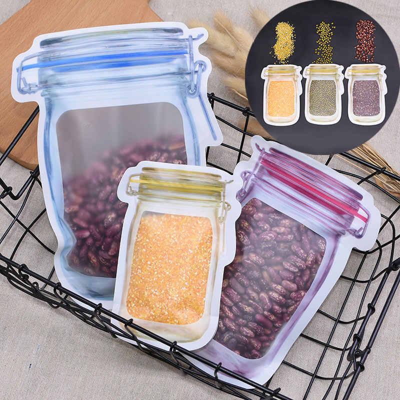 mason jar zipper bags set of 3