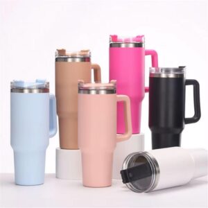 40oz insulated tumbler with handle