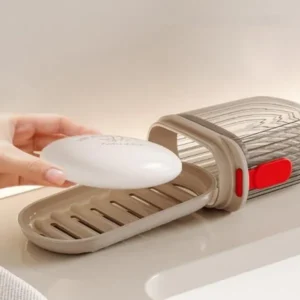 travel soap box with drain
