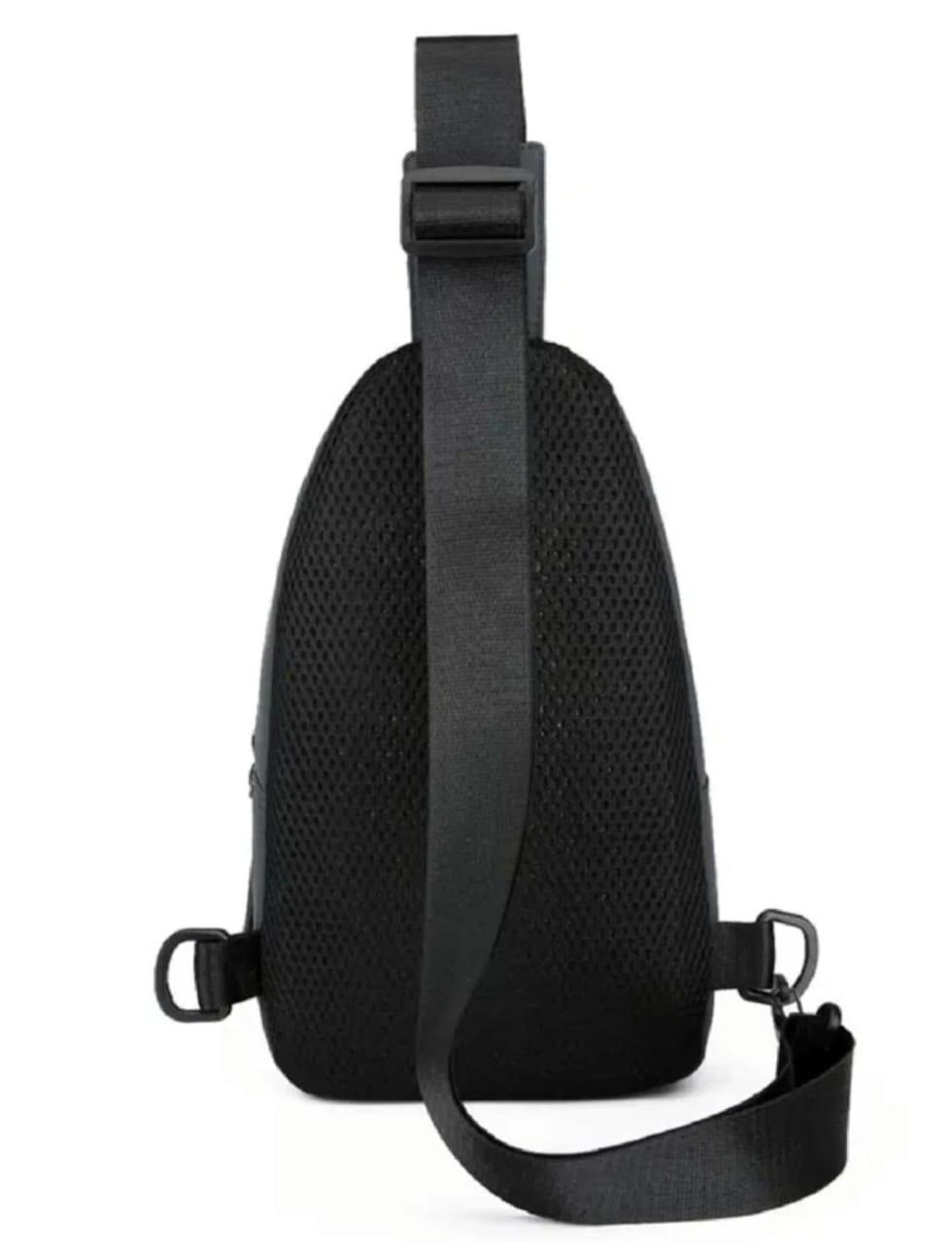 Men's Sling Chest Bag - Lightweight Polyester Crossbody Bag – photo 4