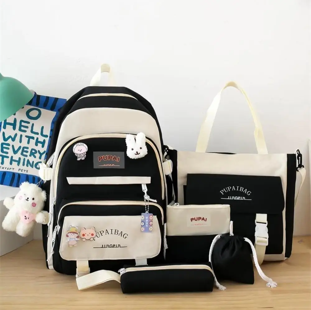 5-Piece Backpack Bag Set - Backpack, Handbag, Chest Bags and Pouch – photo 3