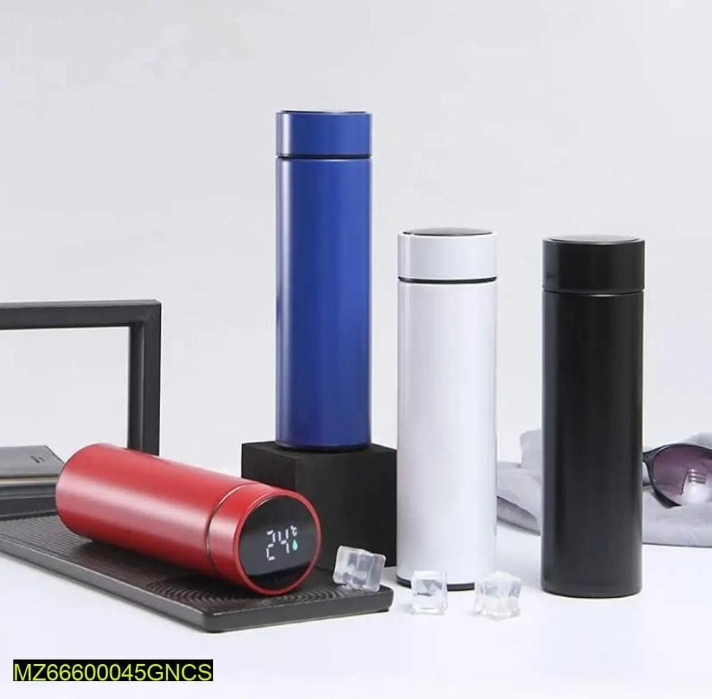 smart thermos bottle with temperature display - view 3