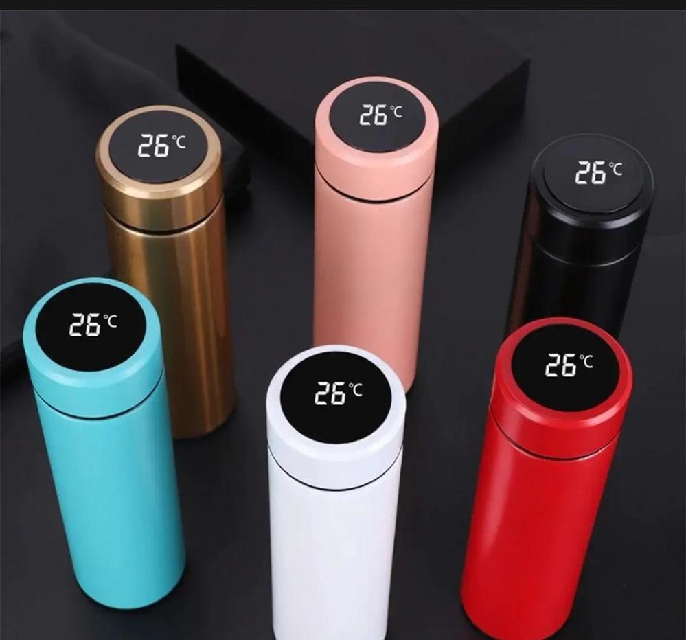 smart thermos bottle with temperature display - view 4