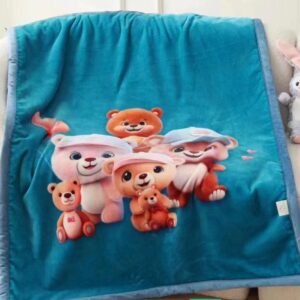 baby printed flannel blanket
