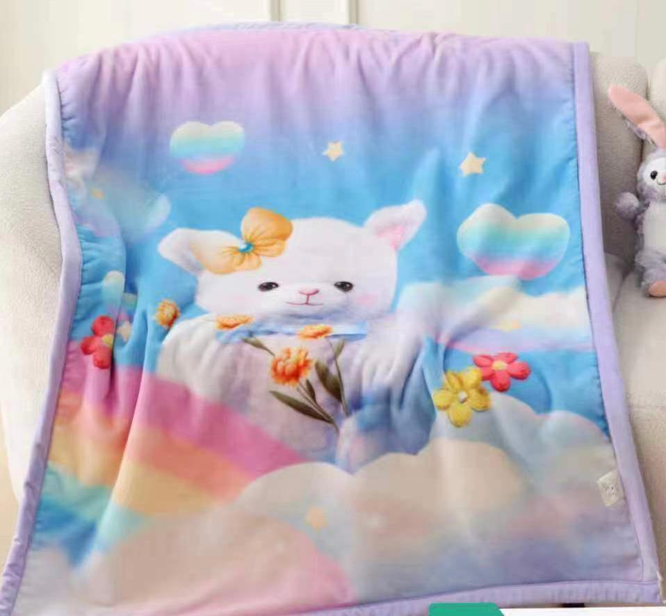 baby printed flannel blanket - view 4