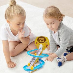 musical climbing duck slide toy