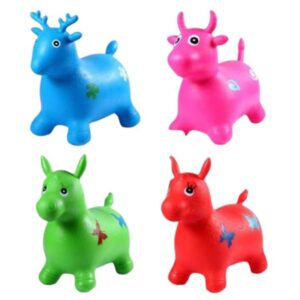 Inflatable Bouncy Horse Toy for Kids - Ride-On Jumping Air Horse (Ages 1–10)