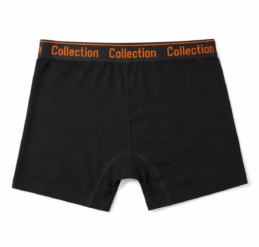 Men's Black Cotton Boxer Briefs - Soft Elastic Waistband (S to XL) – photo 2