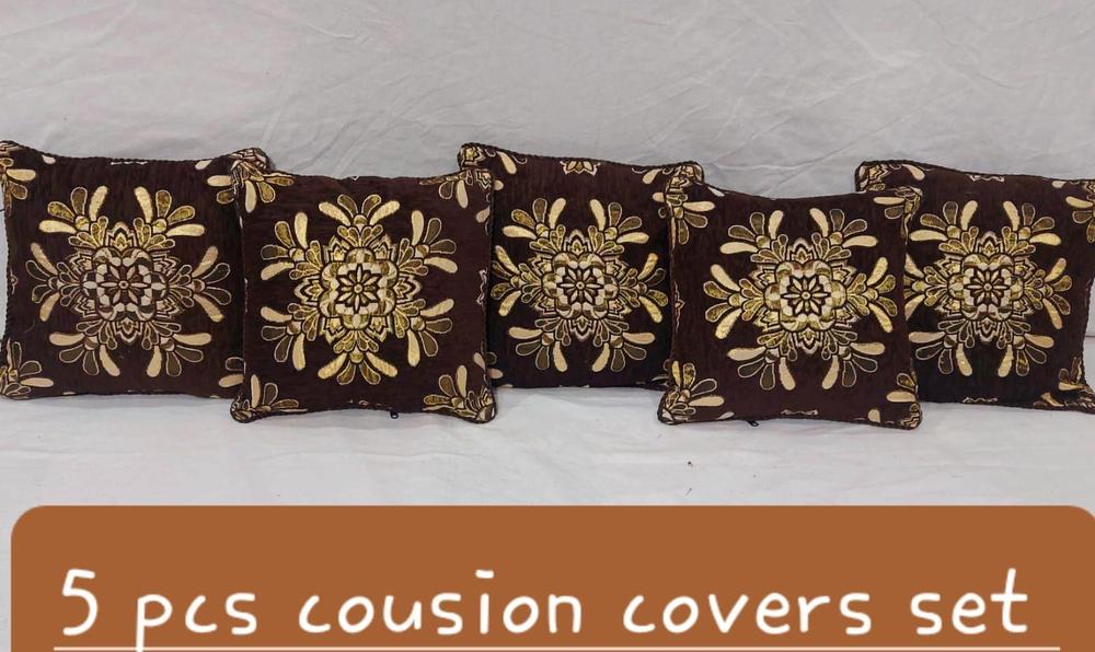 velvet jacquard cushion covers set