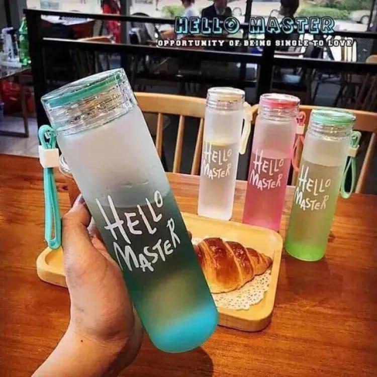 Frosted Water Bottle 480 ml - Lightweight Matte Bottle for School & Office – photo 2