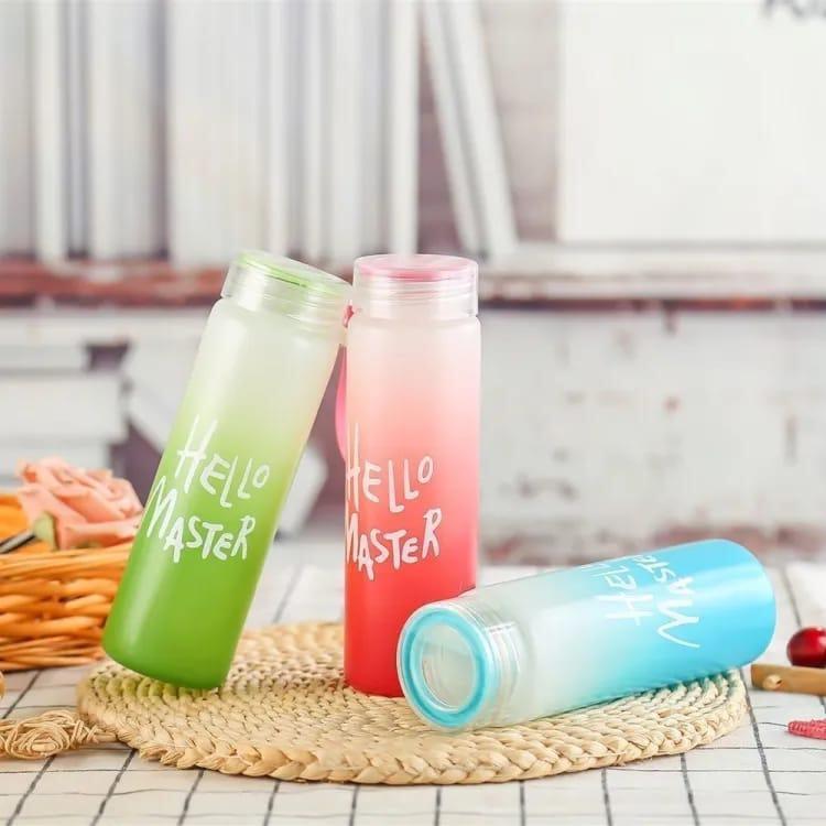 Frosted Water Bottle 480 ml - Lightweight Matte Bottle for School & Office – photo 3